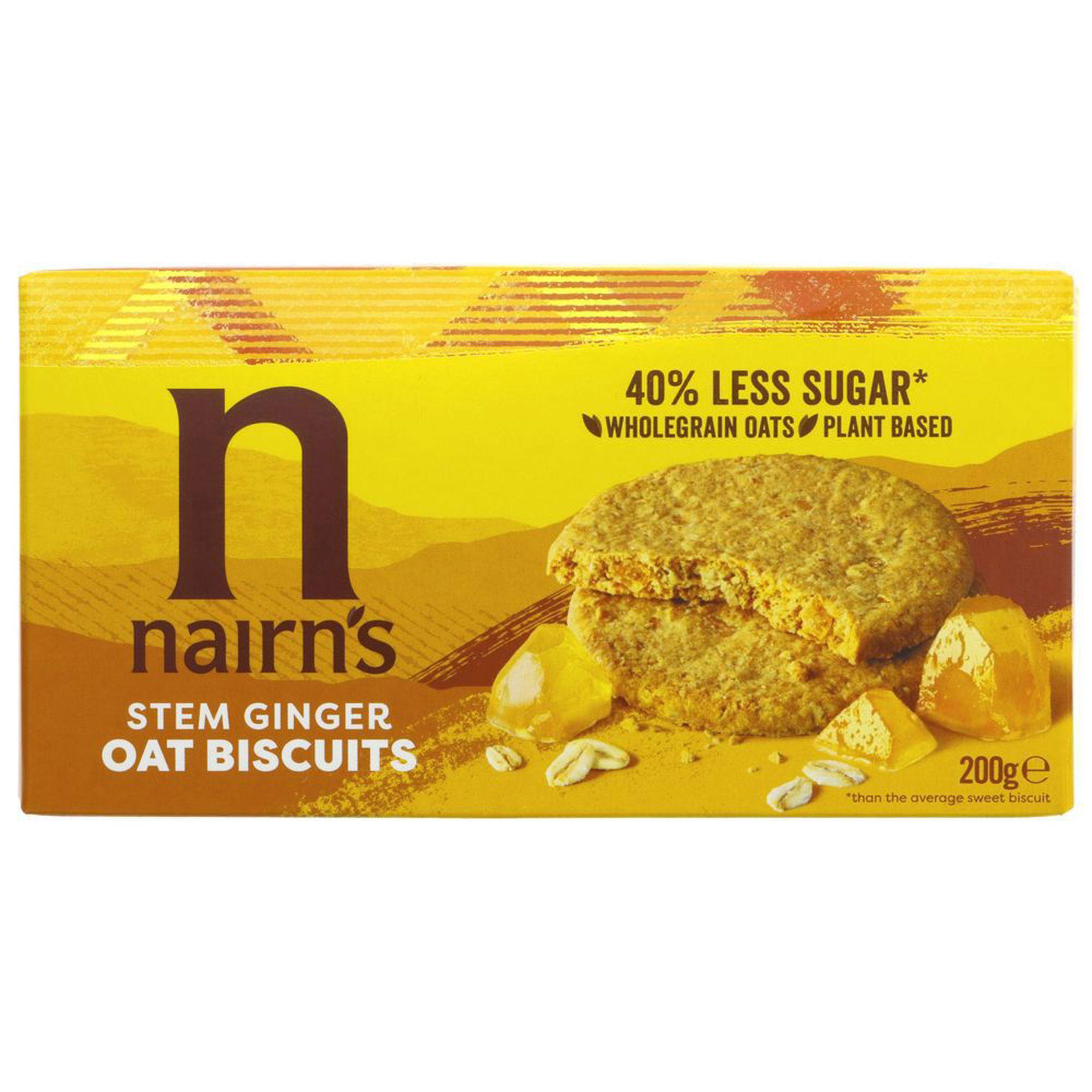 Nairn's Stem Ginger Oat Biscuits